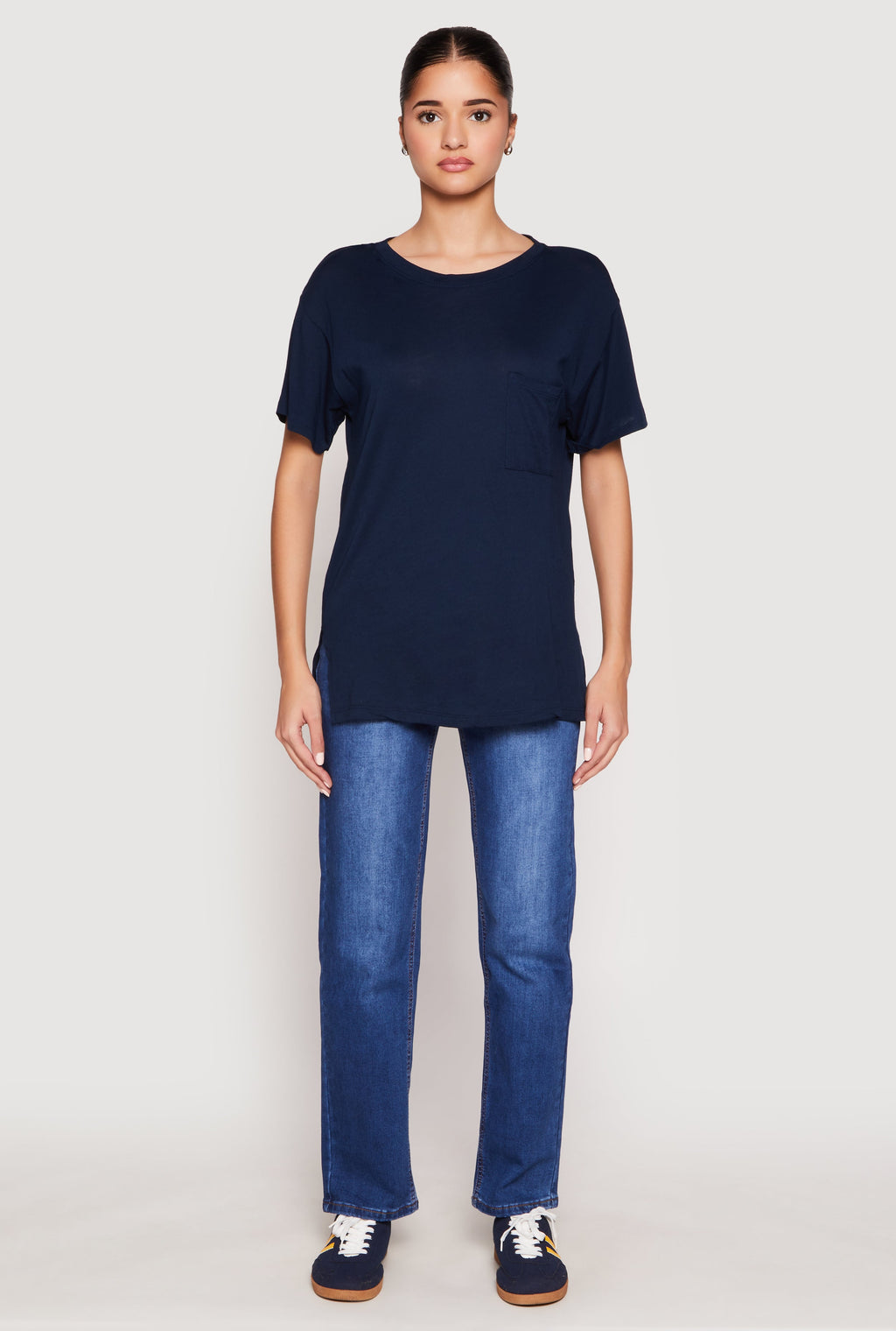 Side Slit Pocket T Shirt