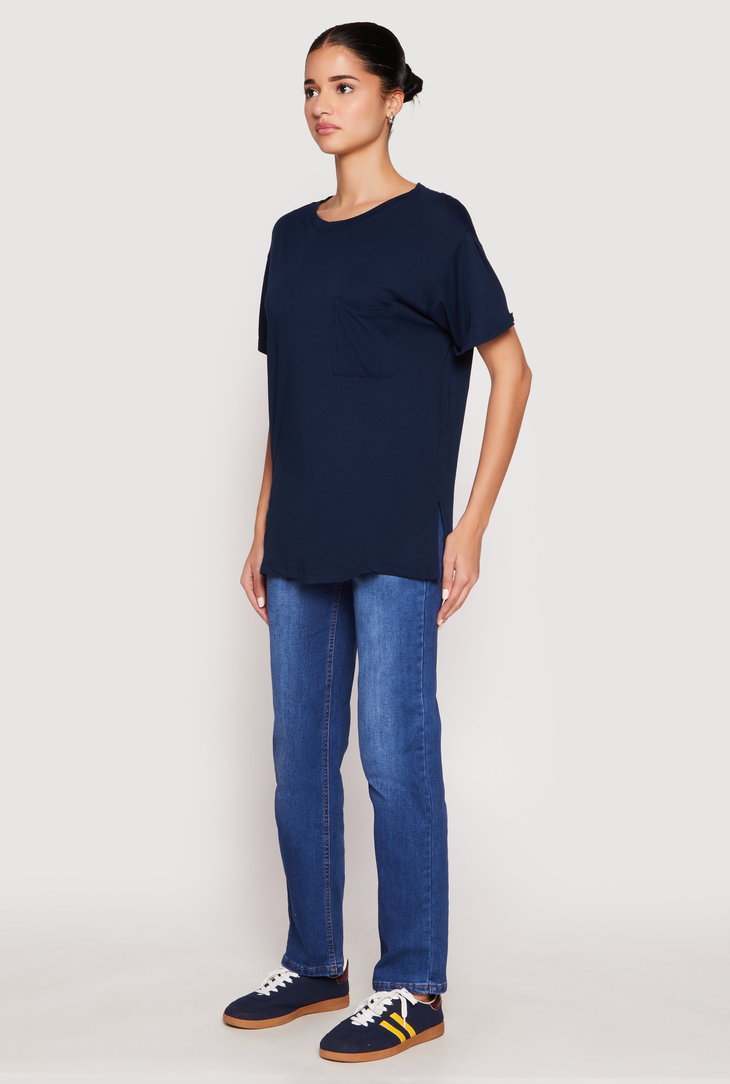 Side Slit Pocket T Shirt