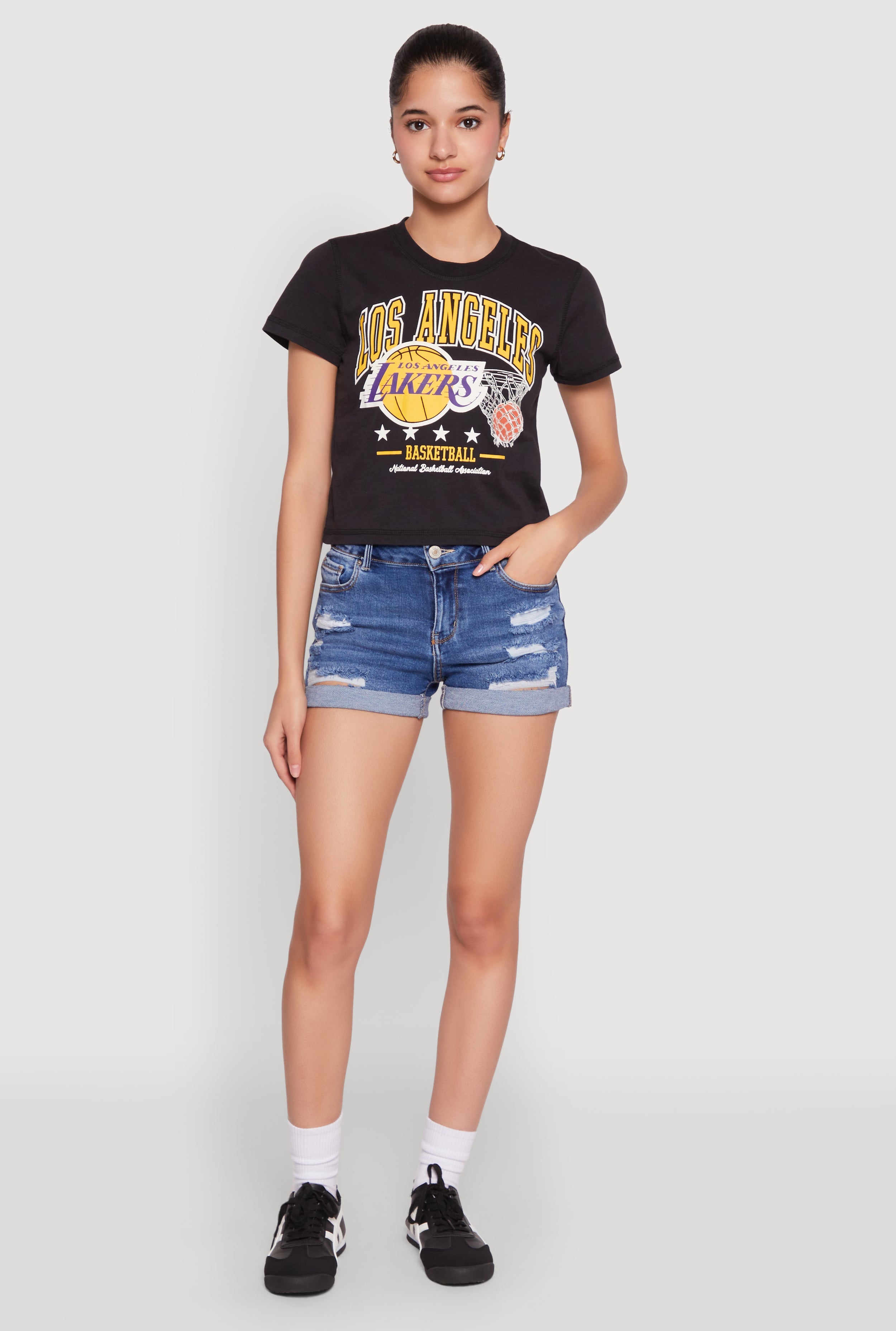 NBA Los Angeles Lakers Cropped Tee