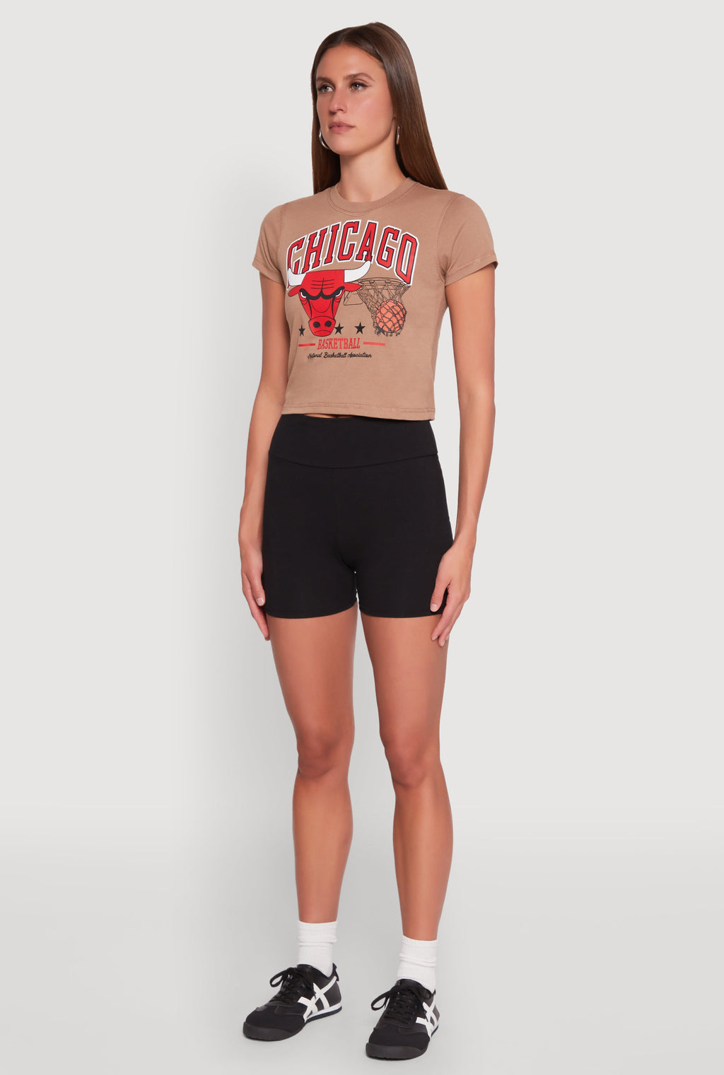 NBA Chicago Bulls Graphic Crop Top