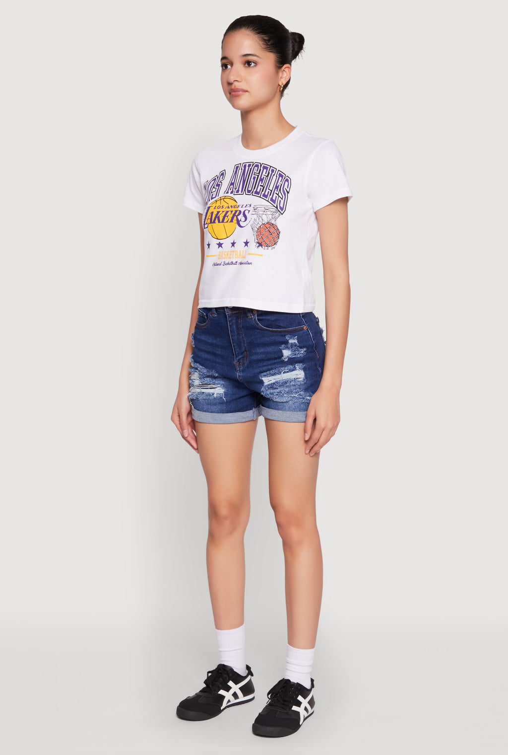 NBA Los Angeles Lakers Cropped Graphic Tee