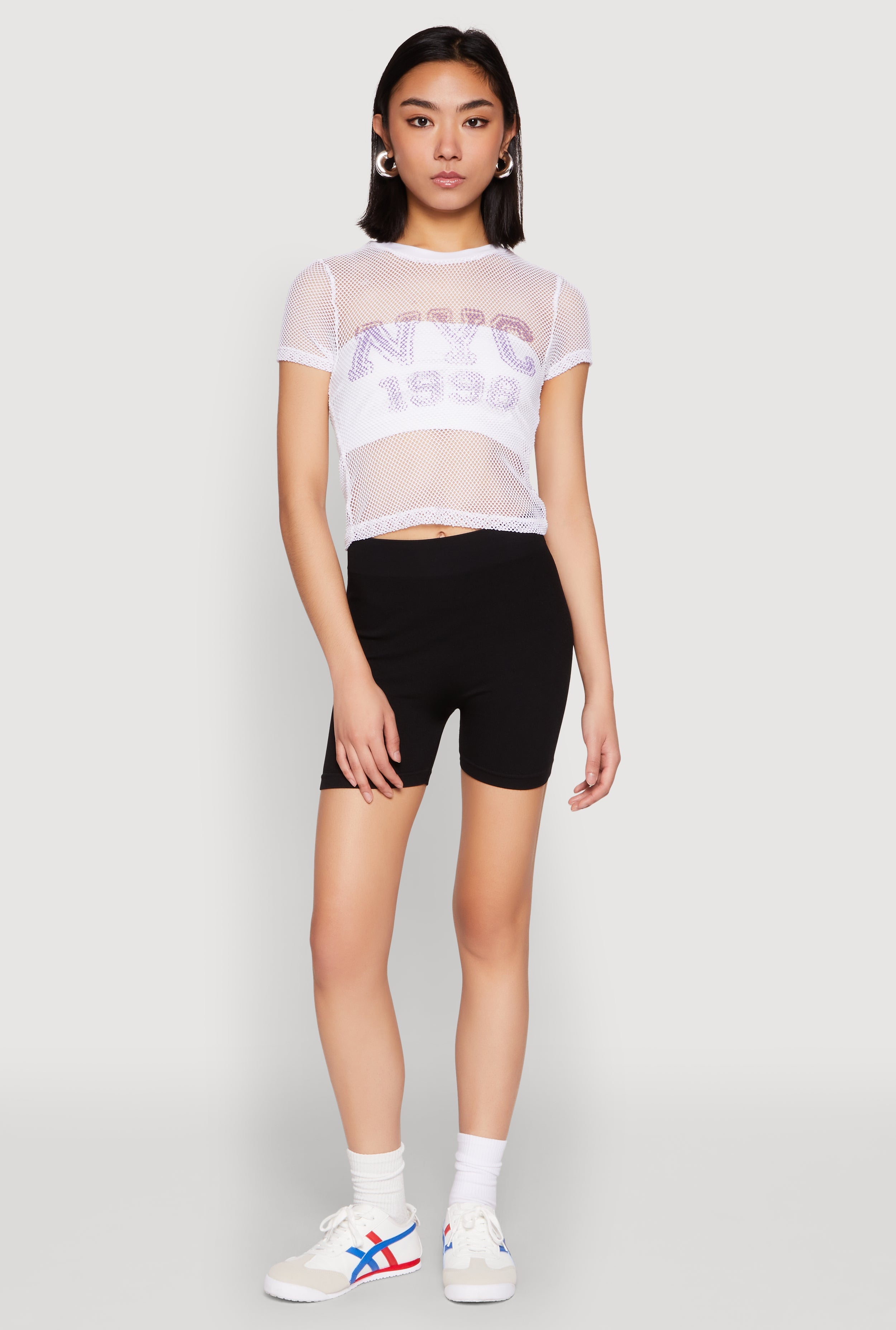 NYC 1998 Fishnet Crop Top