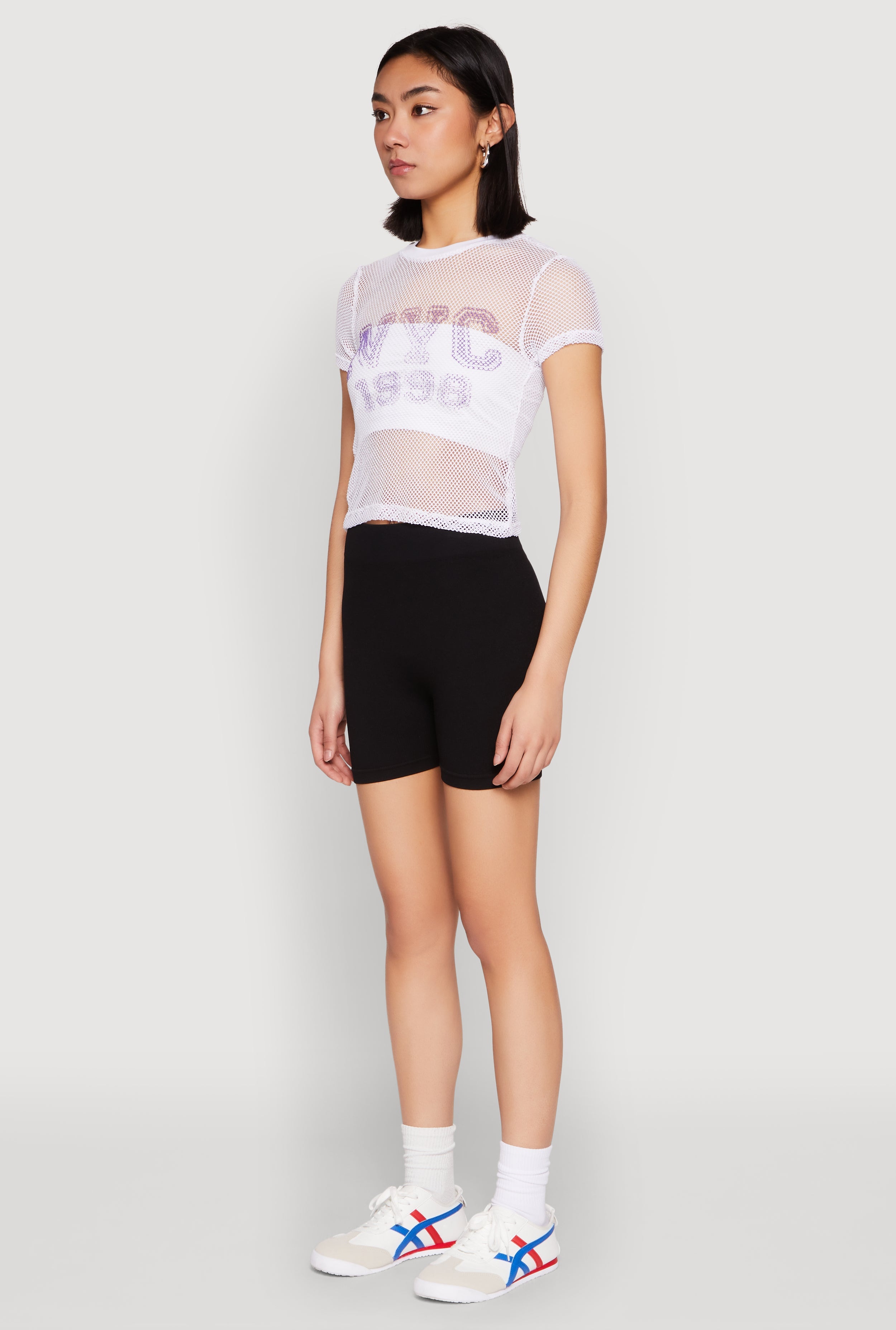 NYC 1998 Fishnet Crop Top
