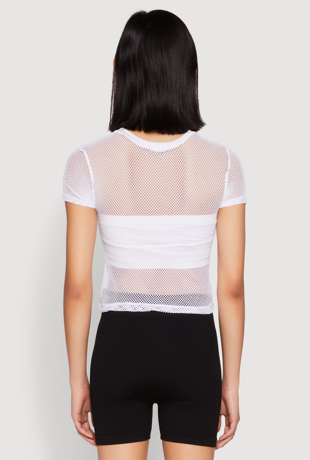 NYC 1998 Fishnet Crop Top