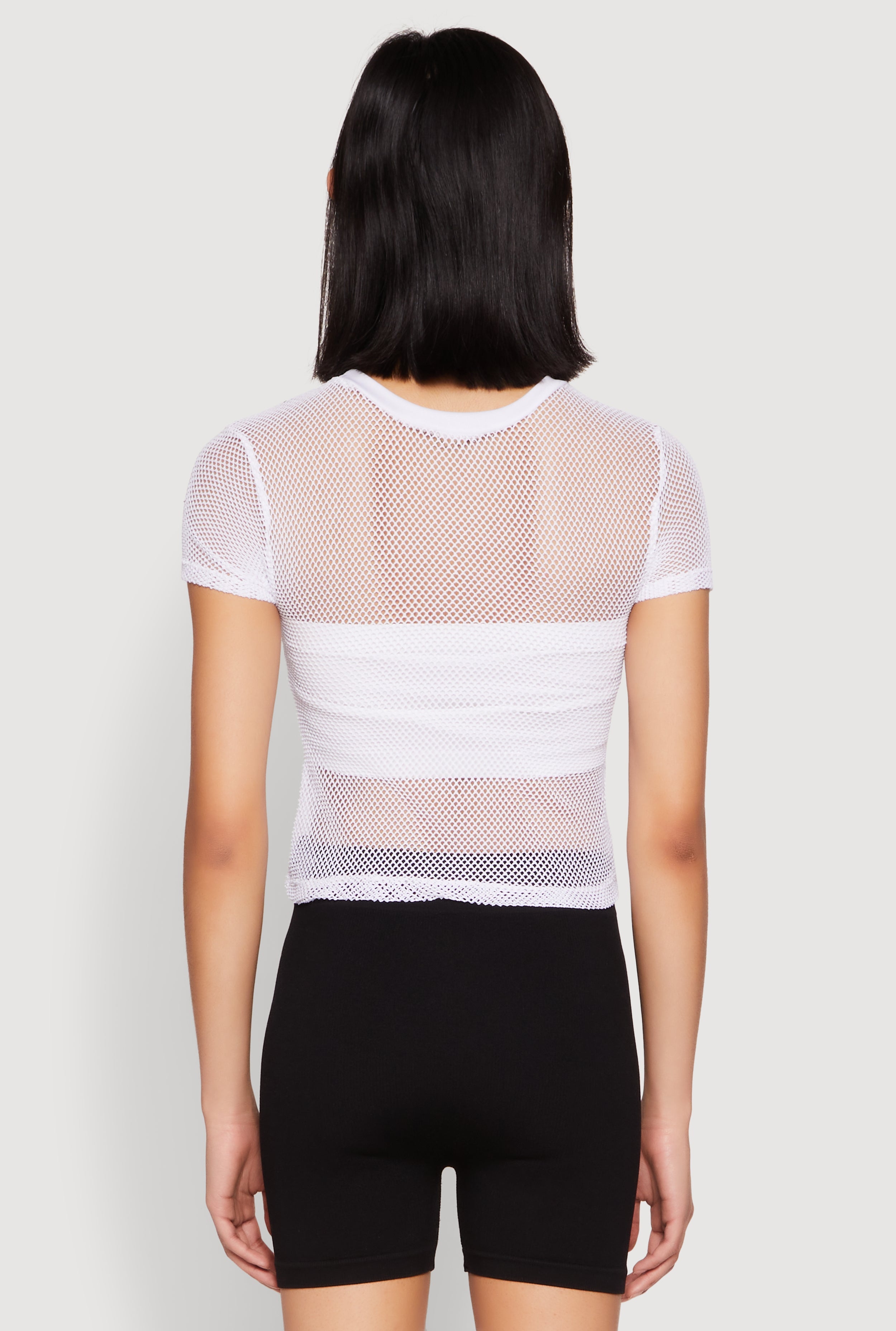 NYC 1998 Fishnet Crop Top