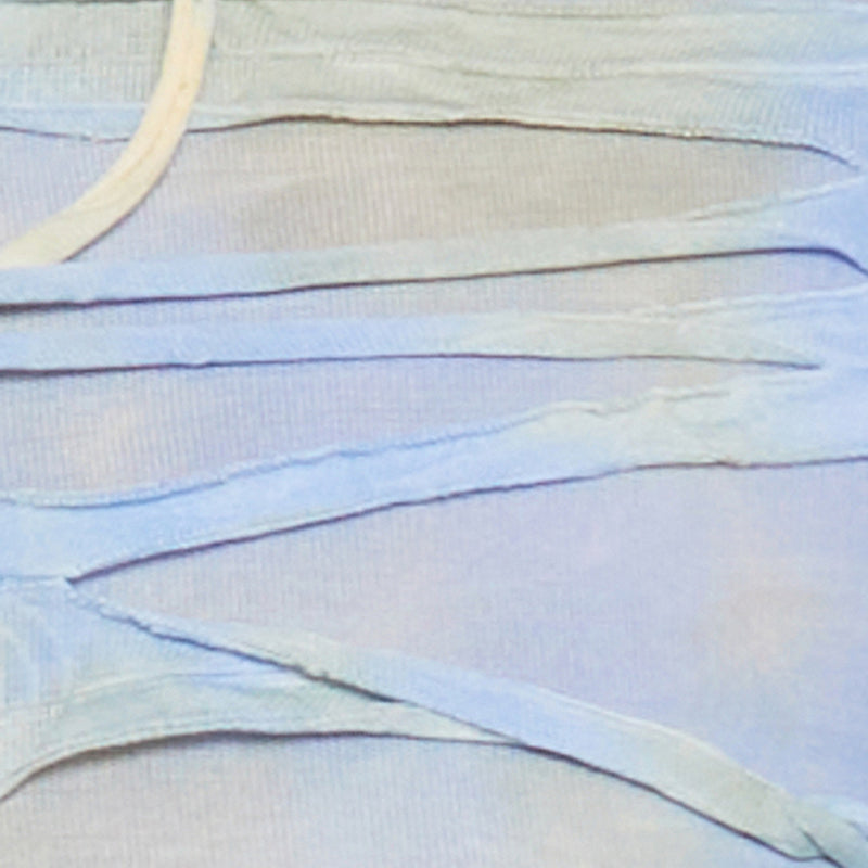 Tie Dye Slashed Crop Top