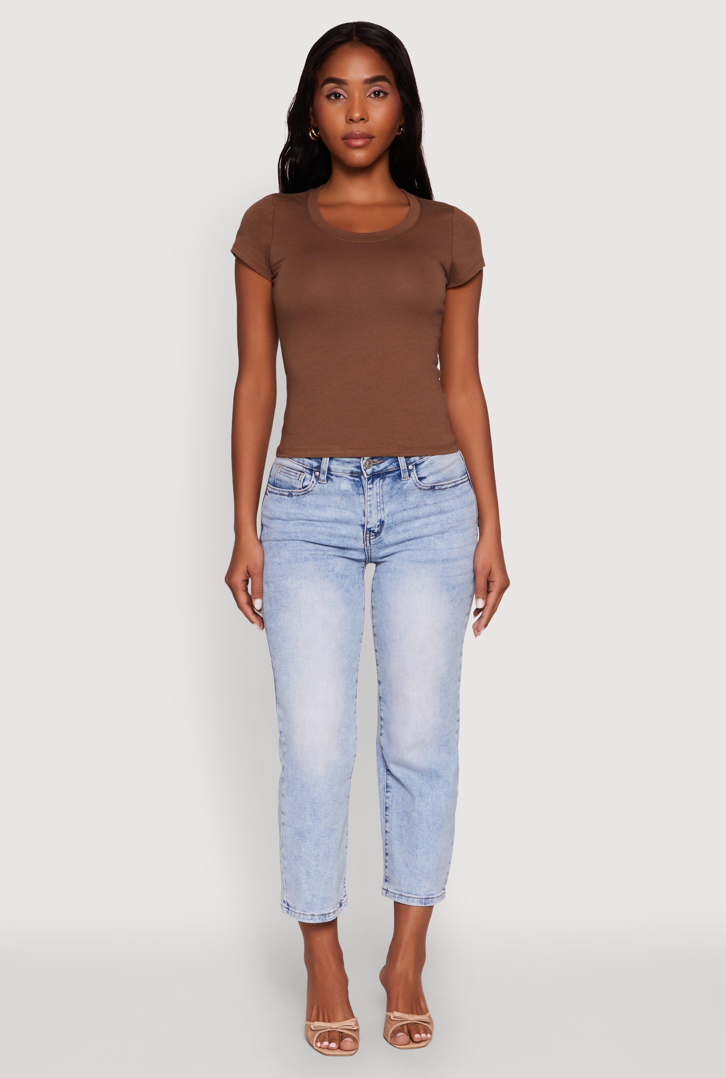 Basic Crew Neck Top