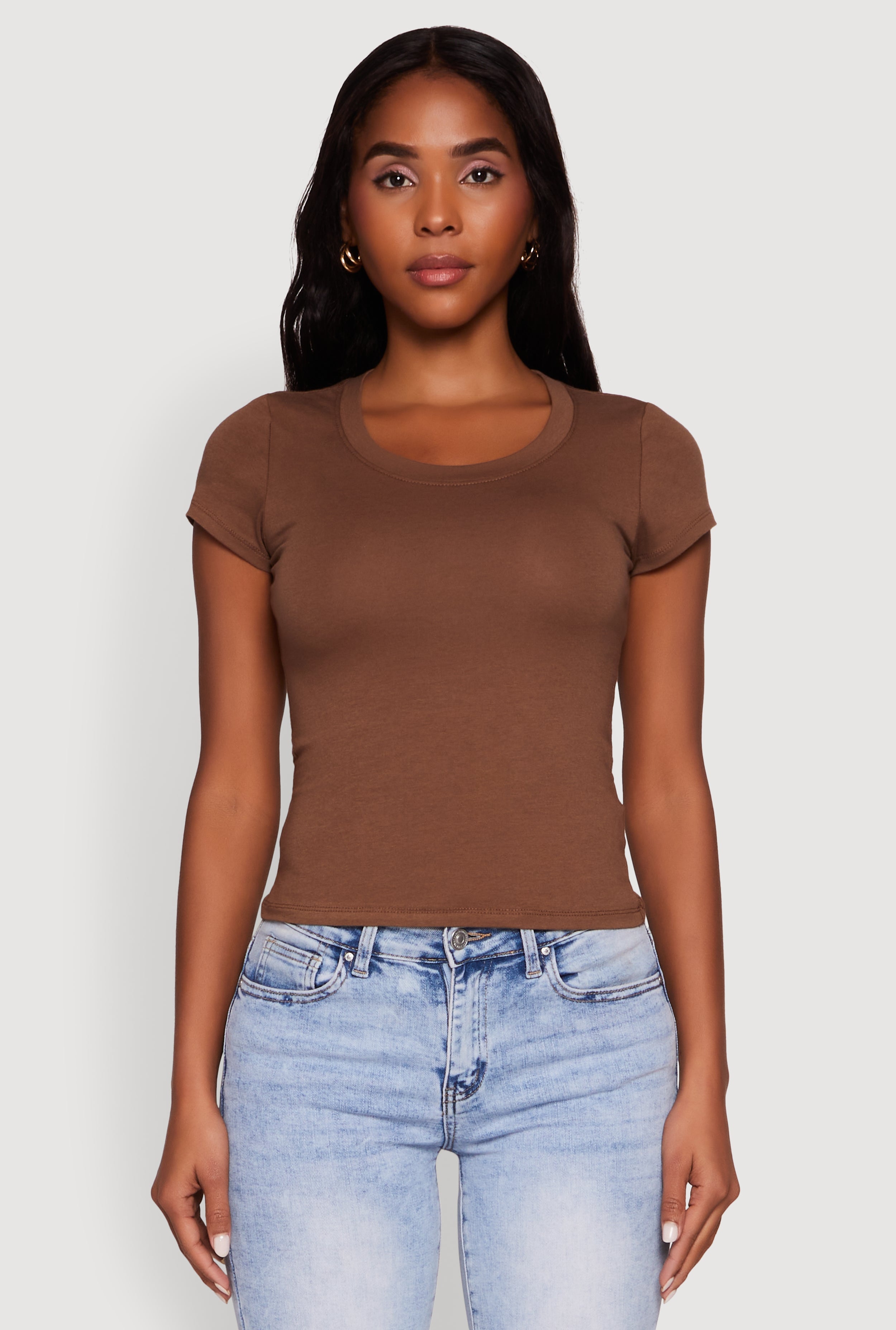 Basic Crew Neck Top