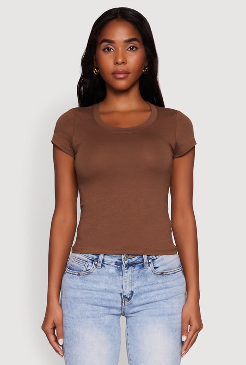 Basic Crew Neck Top