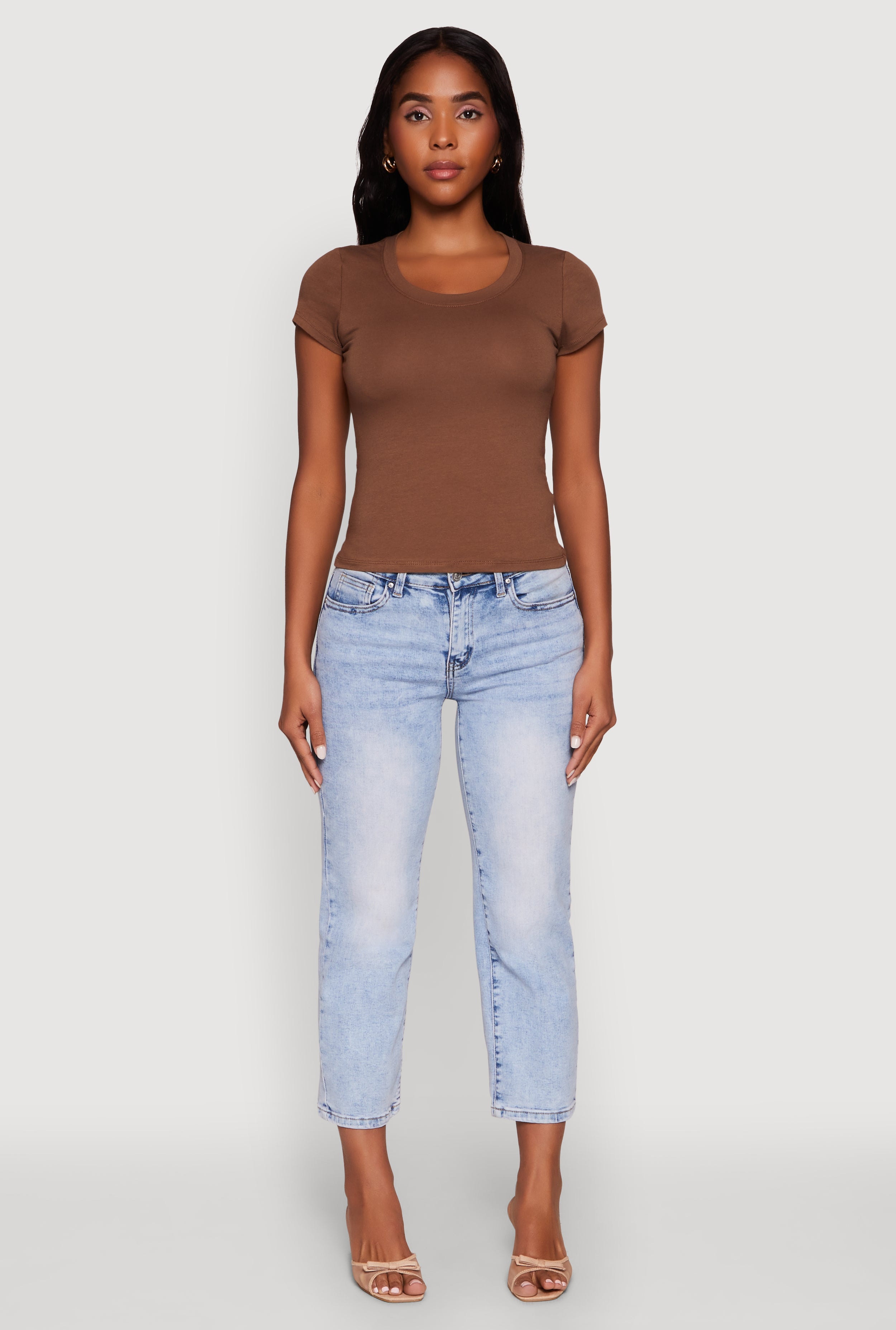 Basic Crew Neck Top