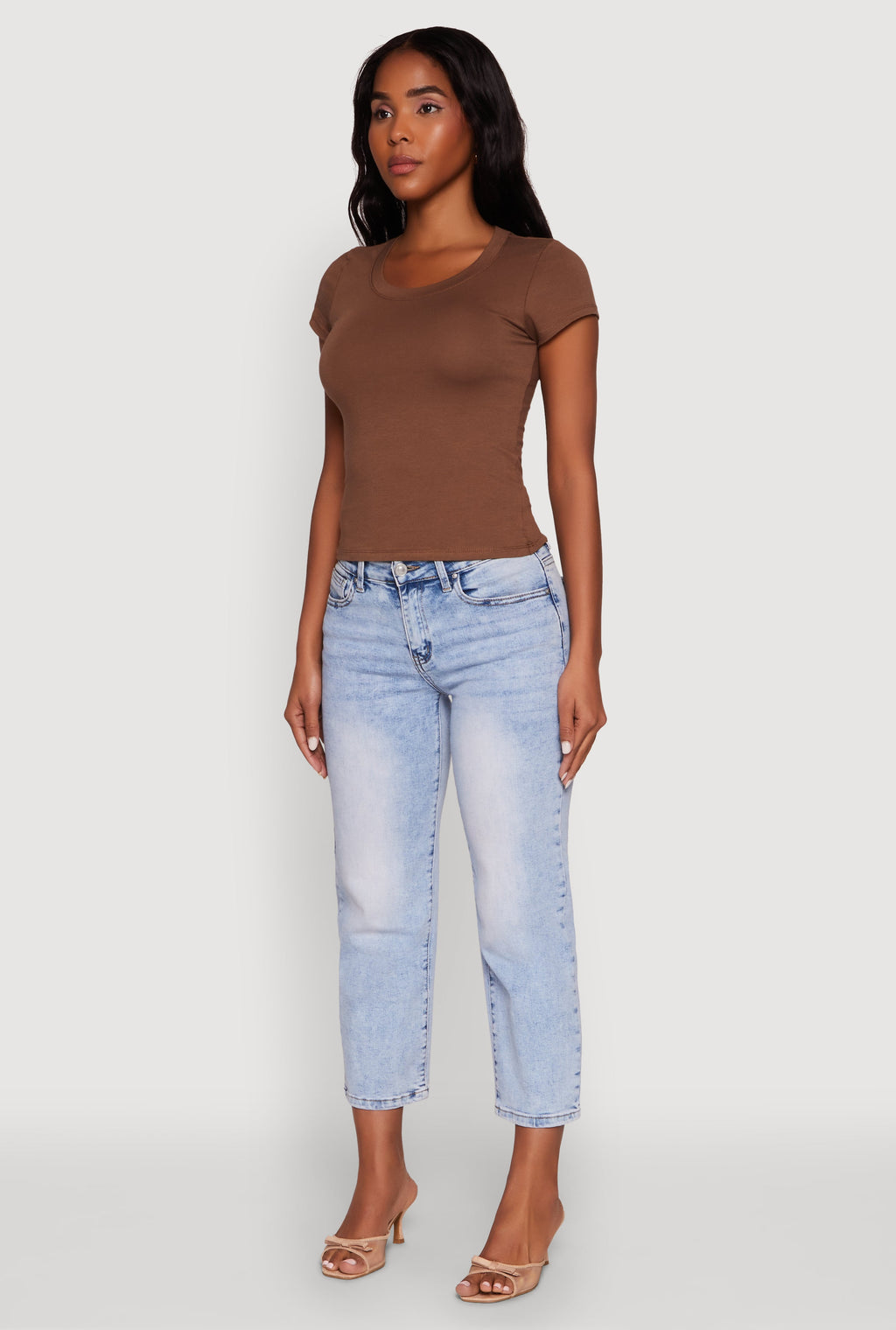 Basic Crew Neck Top