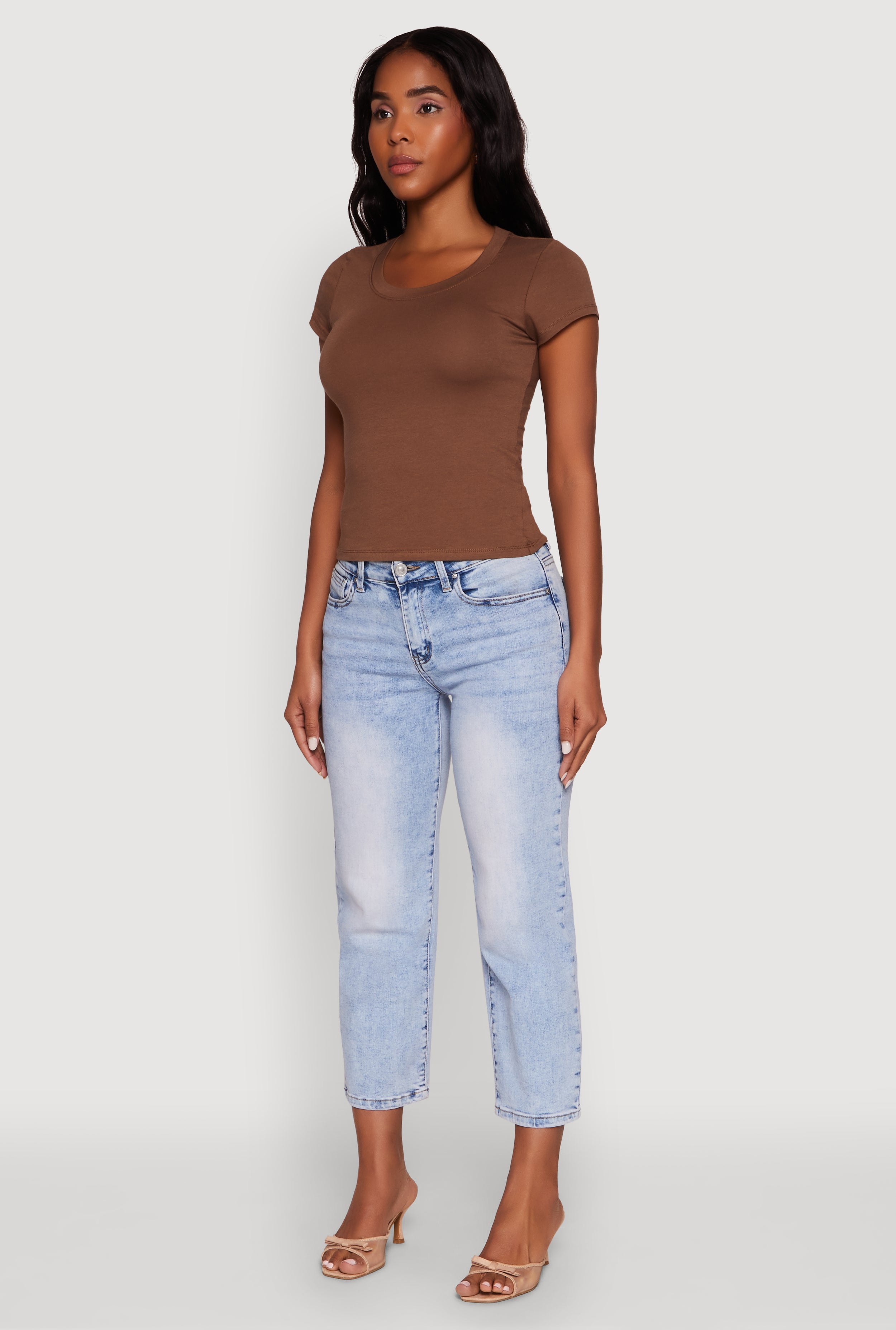 Basic Crew Neck Top