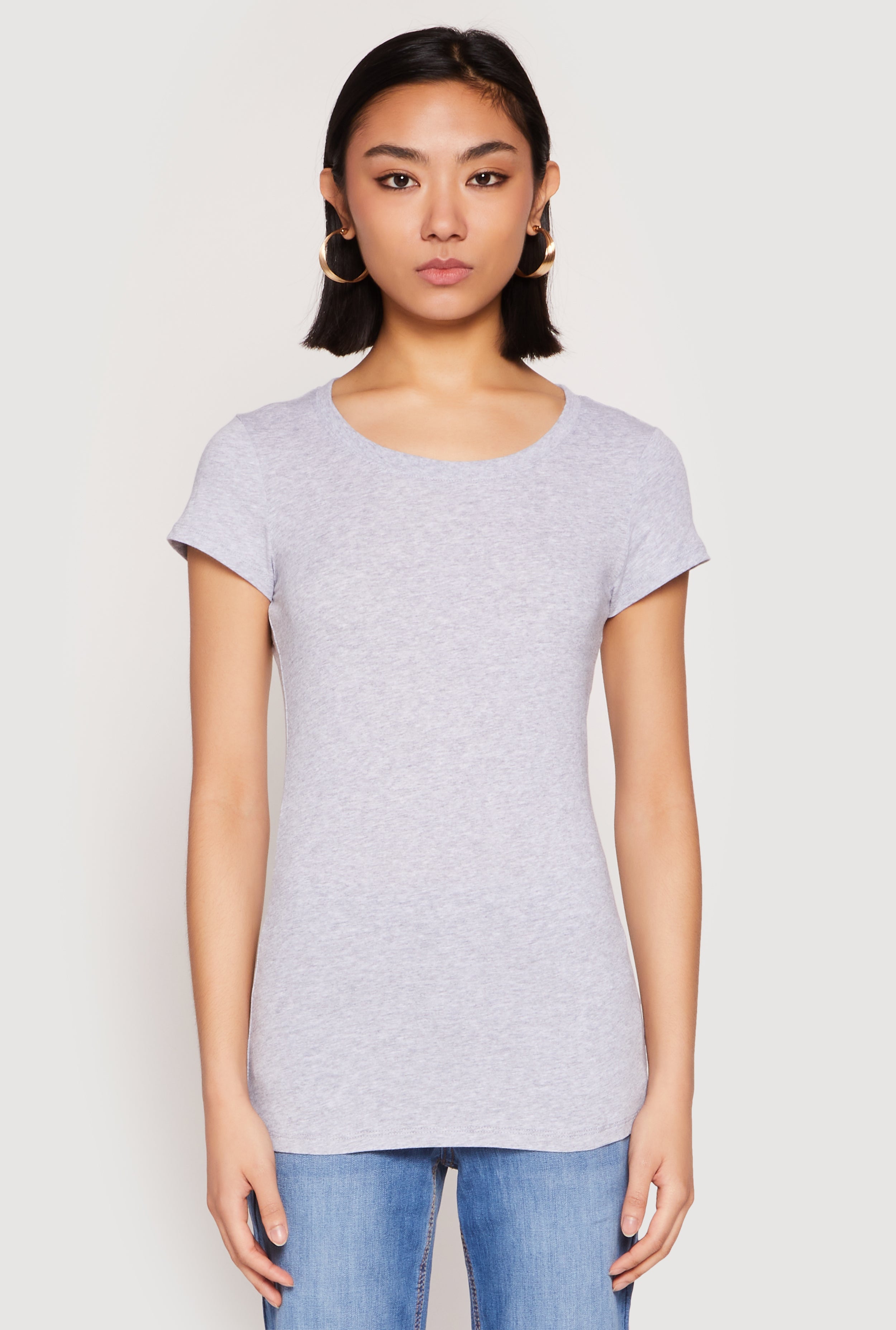 Basic Scoop Neck Tee
